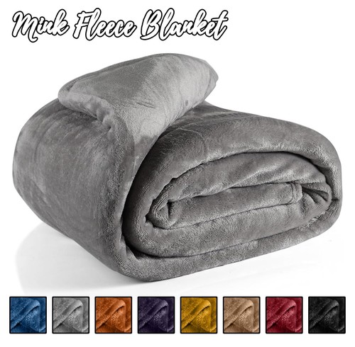 Large mink fleece - mink,
